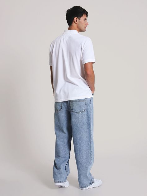 POLO REGULAR FIT LINEAR LOGO BLANCO TOMMY JEANS-2