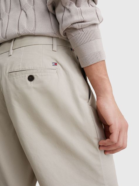 Short Essential 1895 De Algodón Beige Tommy Hilfiger-3