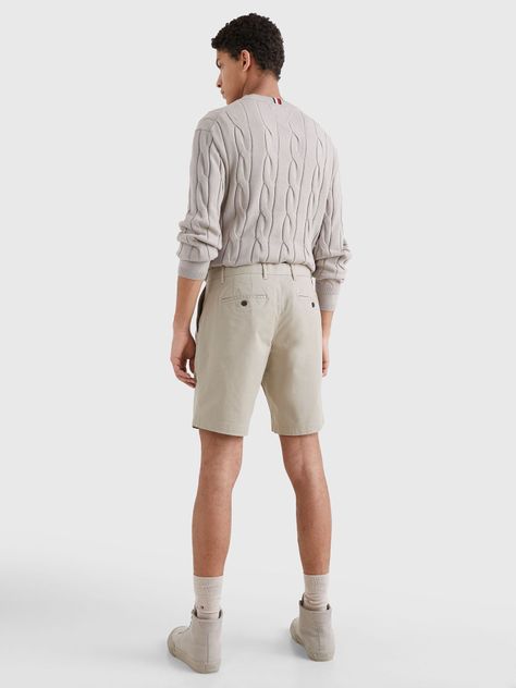 Short Essential 1895 De Algodón Beige Tommy Hilfiger-2