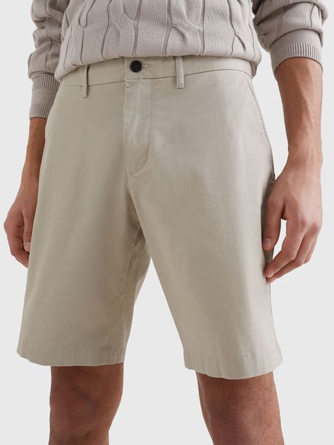 Short Essential 1895 De Algodón Beige Tommy Hilfiger-1
