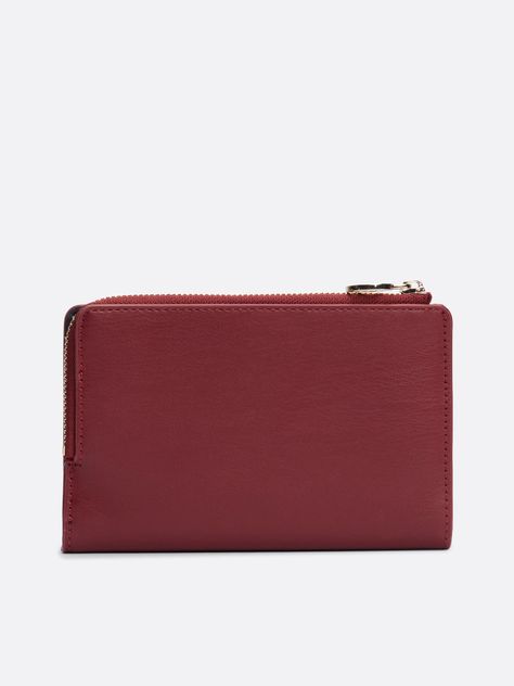 Billetera Distinct Slim Con Logo Burdeo Tommy Hilfiger-1