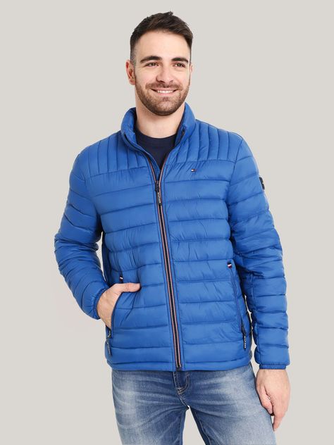 Parka Weight Quilted Azul Tommy Hilfiger-0