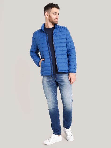 Parka Weight Quilted Azul Tommy Hilfiger-1