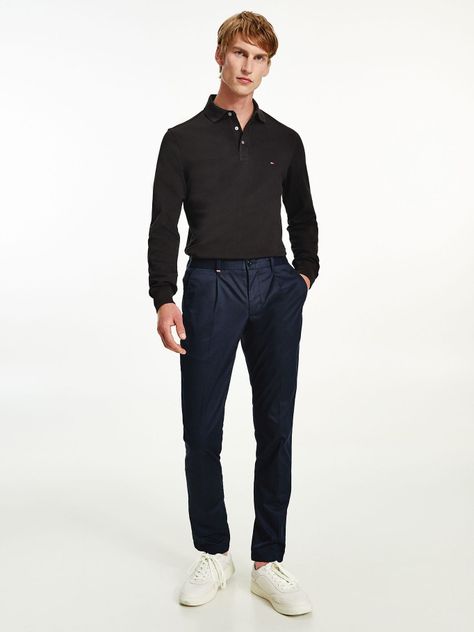 Polo 1985 Collection Con Logo Negro Tommy Hilfiger-0