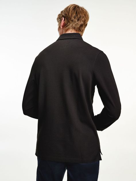 Polo 1985 Collection Con Logo Negro Tommy Hilfiger-1