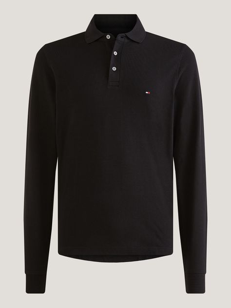 Polo 1985 Collection Con Logo Negro Tommy Hilfiger-3