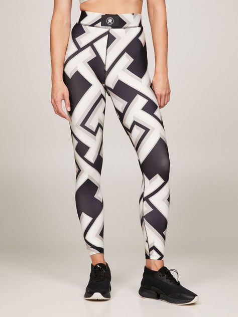 LEGGINGS SPORT MONOGRAM MULTICOLOR TOMMY HILFIGER-0