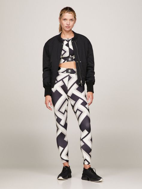 LEGGINGS SPORT MONOGRAM MULTICOLOR TOMMY HILFIGER-1