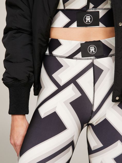 LEGGINGS SPORT MONOGRAM MULTICOLOR TOMMY HILFIGER-3