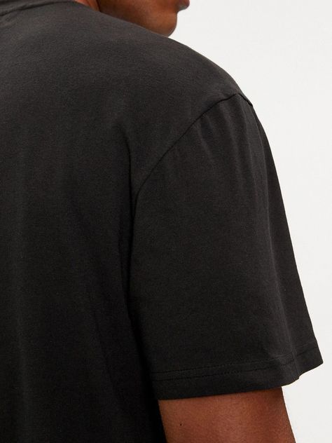 Polera Spray Logo Regular Fit Negro Tommy Jeans-4