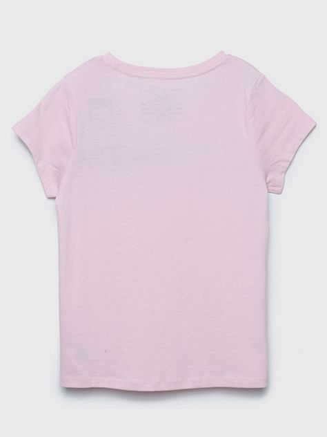 Polera Pieced Flag Logo Rosado Tommy Hilfiger-1