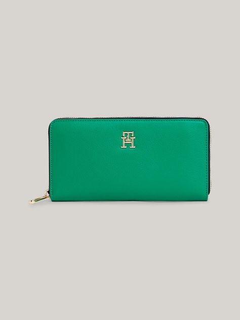 Billetera Essential Con Cierre Verde Tommy Hilfiger-0