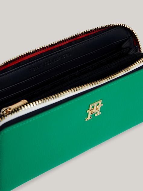 Billetera Essential Con Cierre Verde Tommy Hilfiger-3