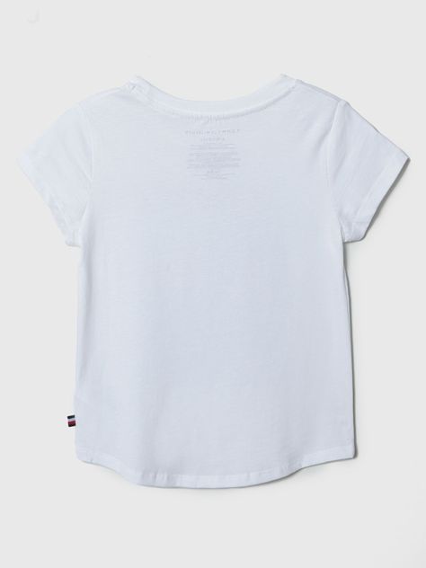 Polera Con Flores Y Logo Blanco Tommy Hilfiger-1