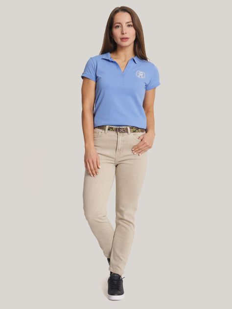 Polo Con Monograma Th Celeste Tommy Hilfiger-1