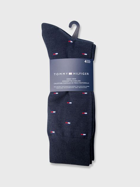 Pack De 4 Calcetines Classics Azul Tommy Hilfiger-1