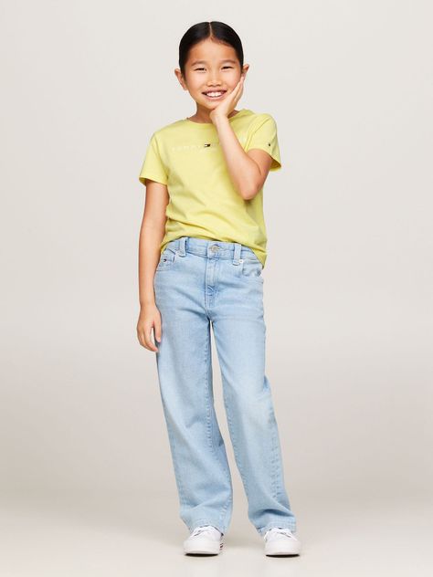 Polera Essential Organic Cotton Amarillo Tommy Hilfiger-1