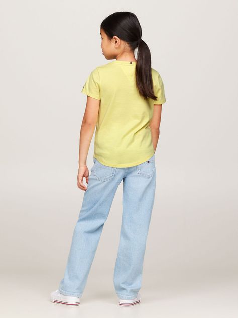 Polera Essential Organic Cotton Amarillo Tommy Hilfiger-2