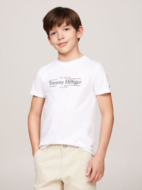 Polera C-Neck Con Logo Icon Blanco Tommy Hilfiger-0