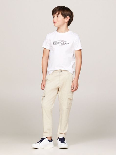 Polera C-Neck Con Logo Icon Blanco Tommy Hilfiger-1