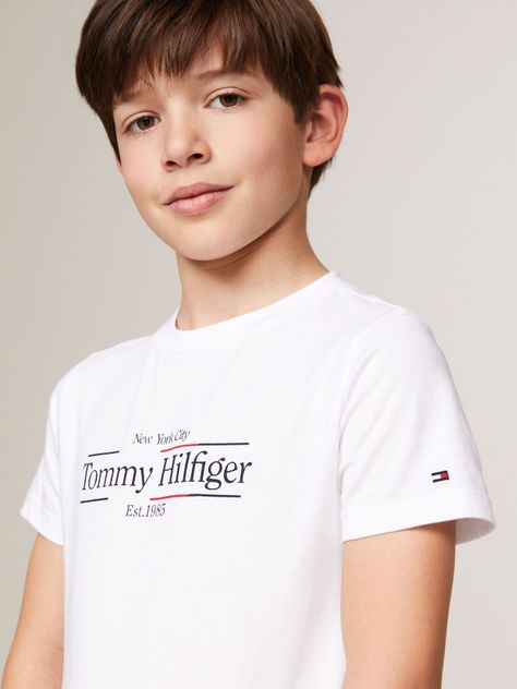 Polera C-Neck Con Logo Icon Blanco Tommy Hilfiger-3