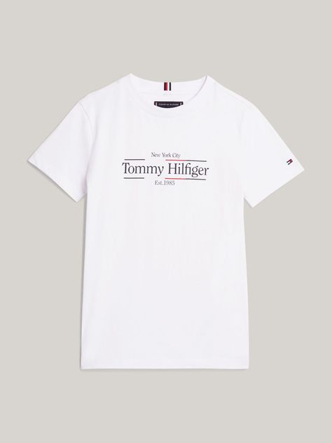 Polera C-Neck Con Logo Icon Blanco Tommy Hilfiger-4