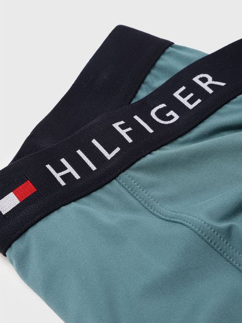 TRUNK SOLID DE MICROFIBRA VERDE TOMMY HILFIGER-3