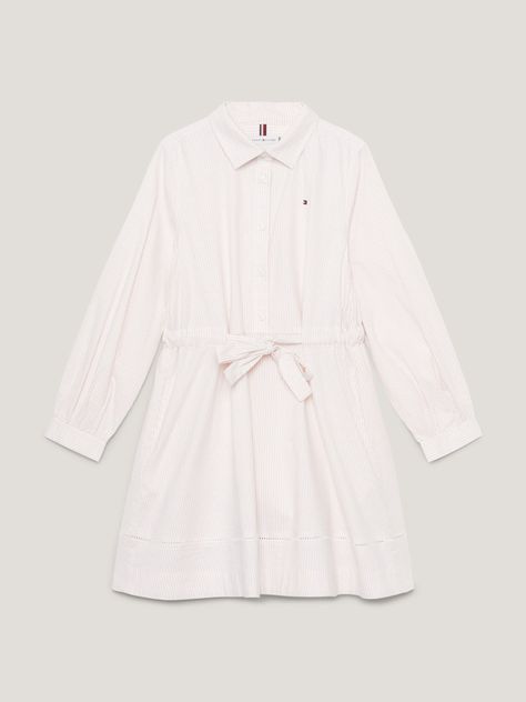 VESTIDO ESSENTIAL RAYAS ITHACA BLANCO TOMMY HILFIGER-0
