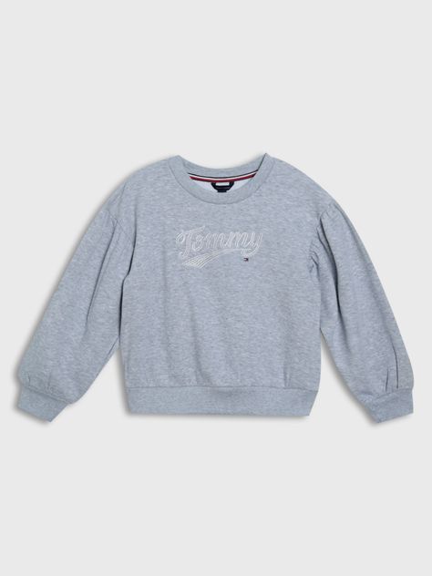 POLERÓN MANGAS AGLOBADAS GRIS TOMMY HILFIGER-0