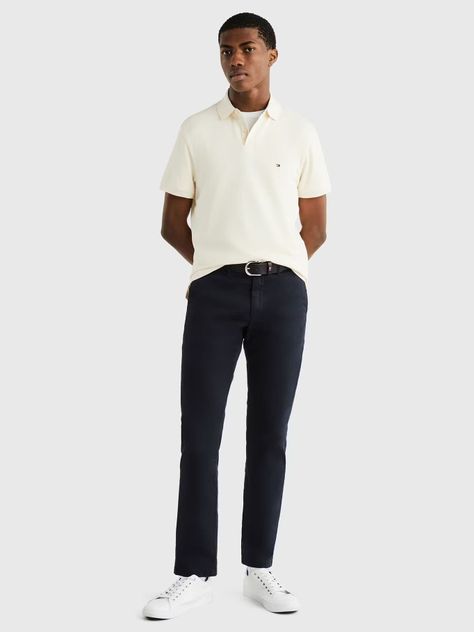 Polo Im 1985 Regular Fit Beige Tommy Hilfiger-1