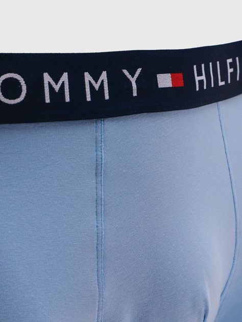 Trunk Solid Con Logo En La Cintura Celeste Tommy Hilfiger-2