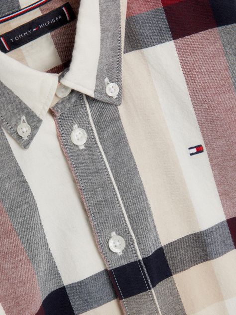 Camisa Global Stripe Check Rojo Tommy Hilfiger-2