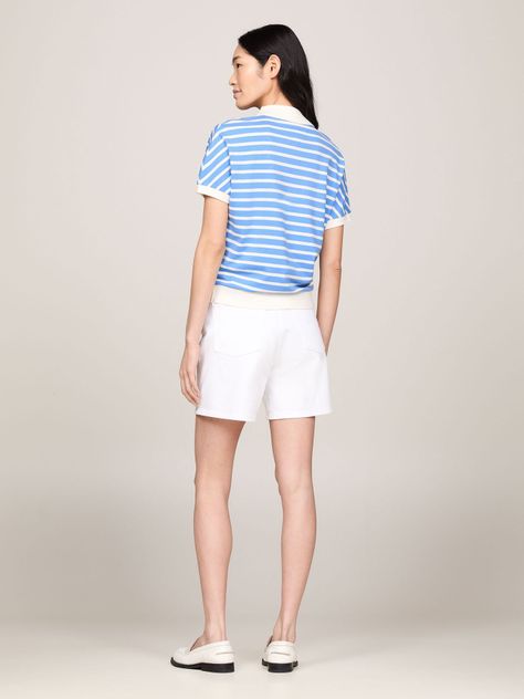 Polo Con Diseño A Rayas Azul Tommy Hilfiger-2