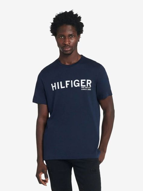 Pijama Manga Corta C-Neck Azul Tommy Hilfiger-0