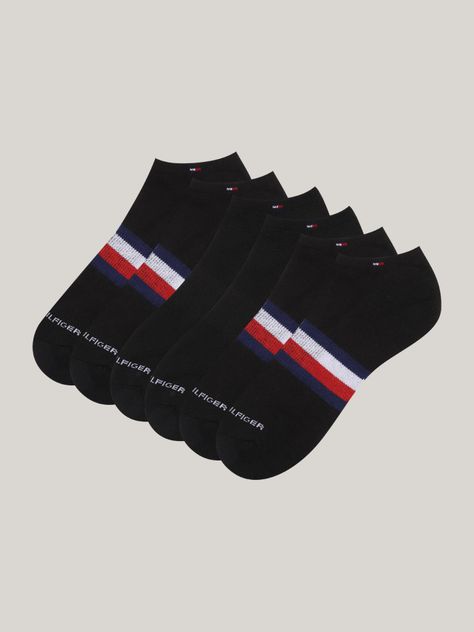 Pack De 3 Calcetin Sport Athletic Negro Tommy Hilfiger-0