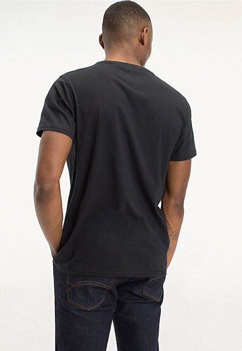Polera Original C-Neck Negro Tommy Jeans-1