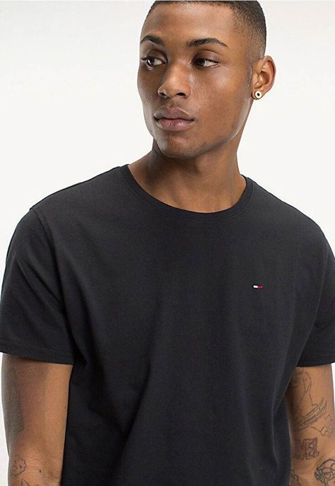 Polera Original C-Neck Negro Tommy Jeans-2