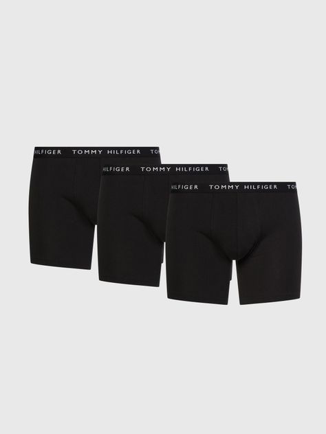 Pack De 3 Bóxers Waistband Logo Negro Tommy Hilfiger-0