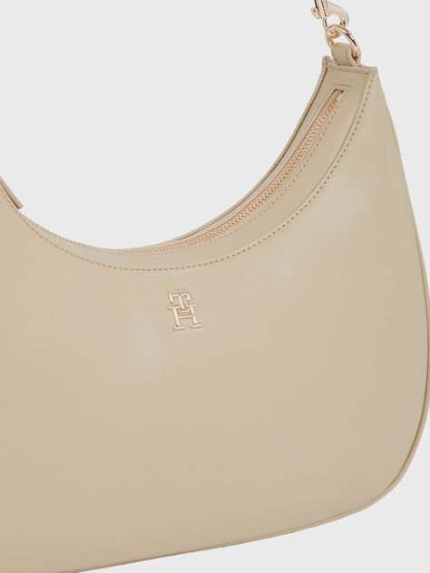 Cartera Hobo Monogram Beige Tommy Hilfiger-2