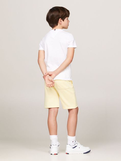 Polera Con Logo Aterciopelado Blanco Tommy Hilfiger-2