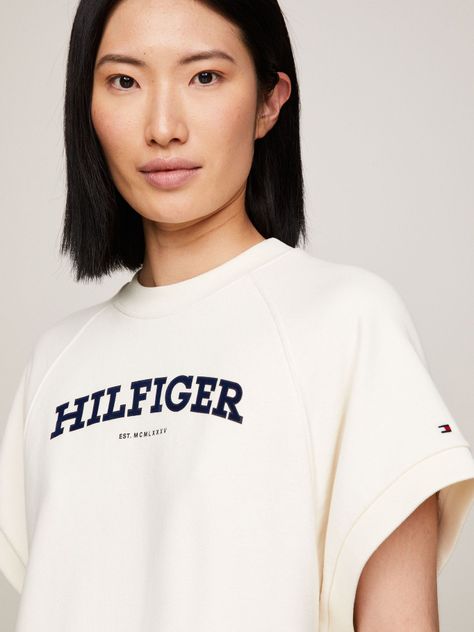 Polerón Logo Monotype Beige Tommy Hilfiger-3