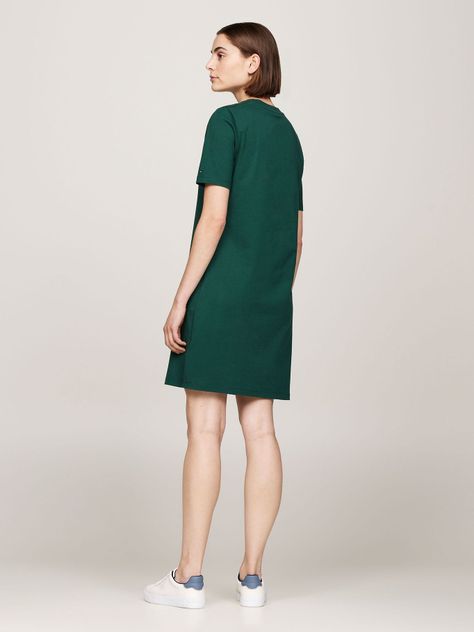 Vestido Logo Nautico Regular Fit Verde Tommy Hilfiger-1