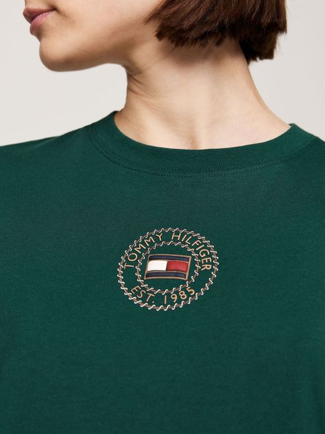 Vestido Logo Nautico Regular Fit Verde Tommy Hilfiger-3