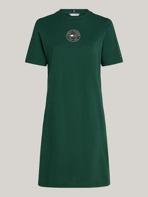 Vestido Logo Nautico Regular Fit Verde Tommy Hilfiger-4