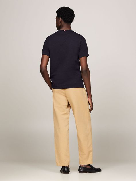 Polera Logo Arqueado Regular Fit Azul Tommy Hilfiger-2