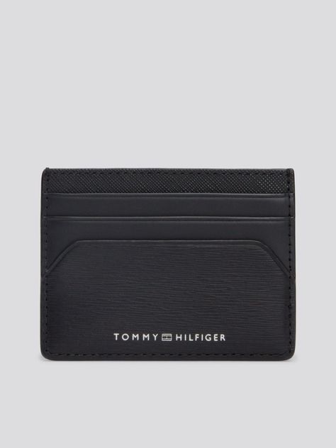 Tarjetero De Cuero Solid Negro Tommy Hilfiger-0
