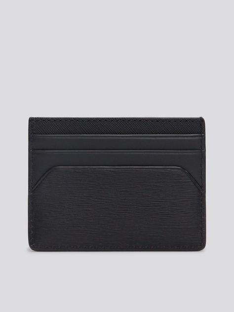 Tarjetero De Cuero Solid Negro Tommy Hilfiger-1