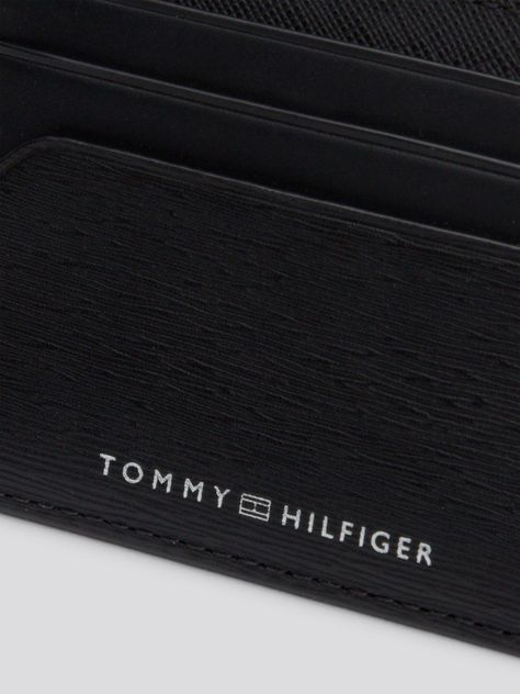 Tarjetero De Cuero Solid Negro Tommy Hilfiger-3