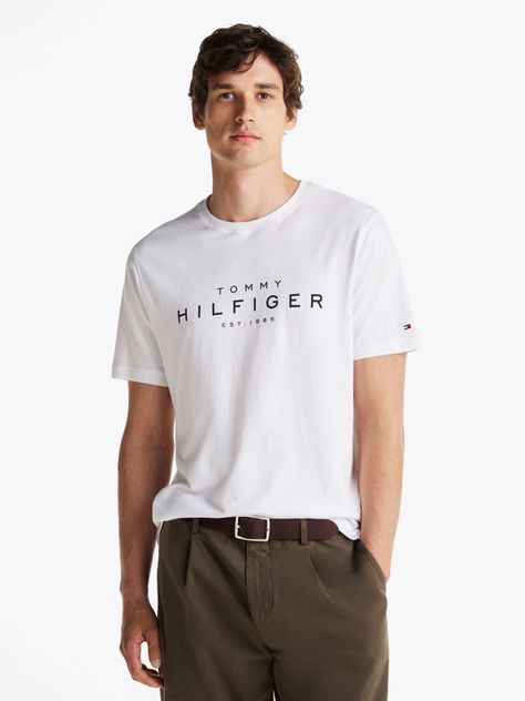 Polera Big Logo Regular Fit Blanco Tommy Hilfiger-0