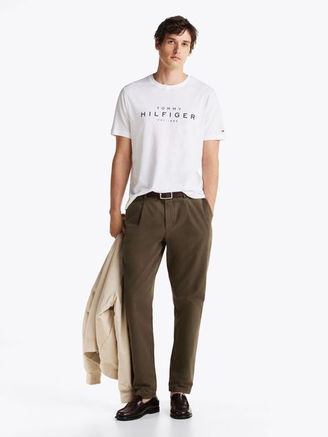 Polera Big Logo Regular Fit Blanco Tommy Hilfiger-1
